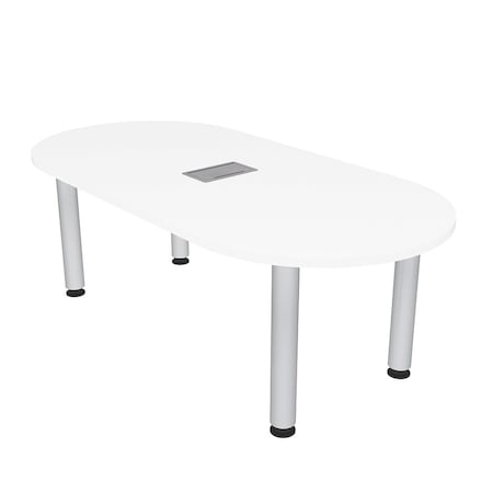 Skutchi Designs 33.5 in W, 59.5 in L, 29 in H, Engineered Wood Top, White H-RAC-3460-PT-09-EL